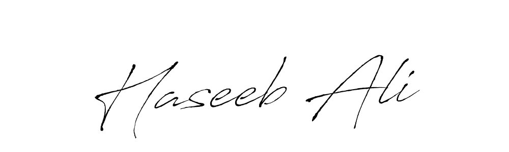 How to make Haseeb Ali signature? Antro_Vectra is a professional autograph style. Create handwritten signature for Haseeb Ali name. Haseeb Ali signature style 6 images and pictures png