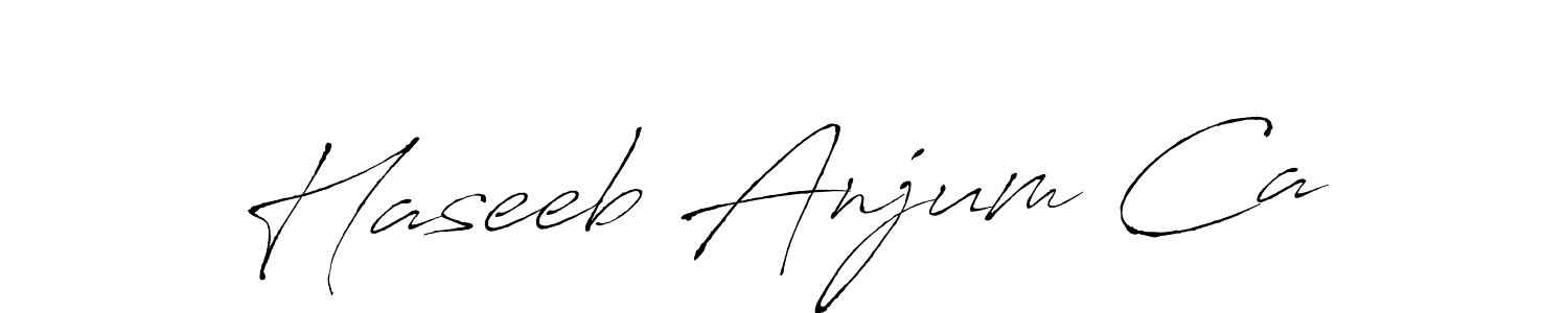 Design your own signature with our free online signature maker. With this signature software, you can create a handwritten (Antro_Vectra) signature for name Haseeb Anjum Ca. Haseeb Anjum Ca signature style 6 images and pictures png