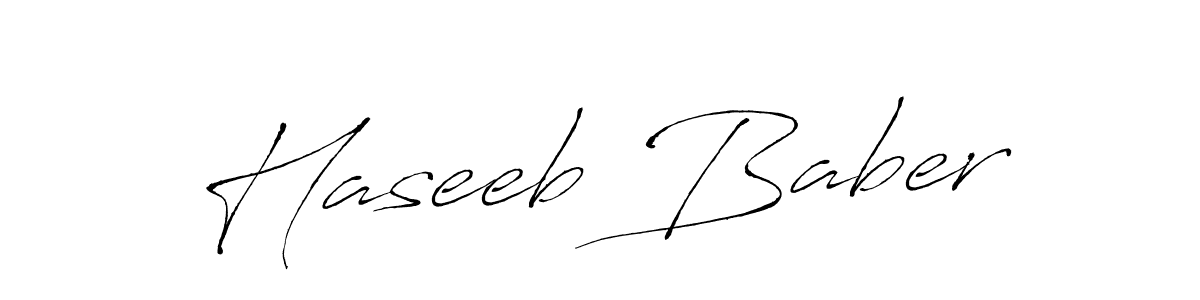 The best way (Antro_Vectra) to make a short signature is to pick only two or three words in your name. The name Haseeb Baber include a total of six letters. For converting this name. Haseeb Baber signature style 6 images and pictures png