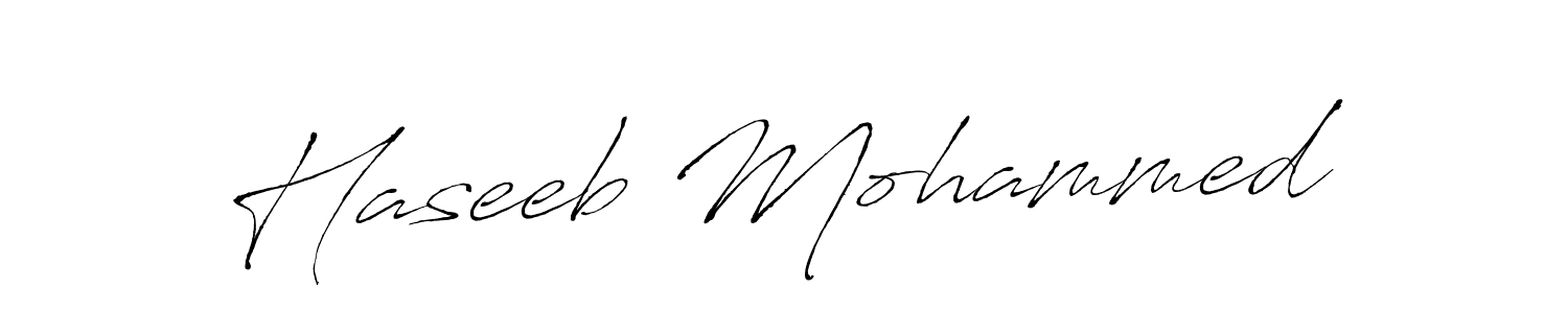 How to make Haseeb Mohammed signature? Antro_Vectra is a professional autograph style. Create handwritten signature for Haseeb Mohammed name. Haseeb Mohammed signature style 6 images and pictures png