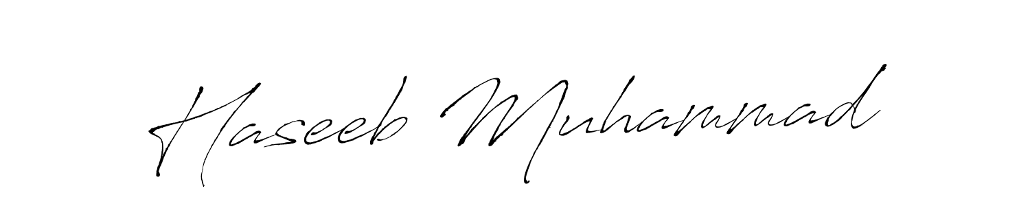 The best way (Antro_Vectra) to make a short signature is to pick only two or three words in your name. The name Haseeb Muhammad include a total of six letters. For converting this name. Haseeb Muhammad signature style 6 images and pictures png