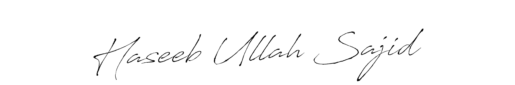 The best way (Antro_Vectra) to make a short signature is to pick only two or three words in your name. The name Haseeb Ullah Sajid include a total of six letters. For converting this name. Haseeb Ullah Sajid signature style 6 images and pictures png