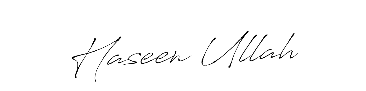Use a signature maker to create a handwritten signature online. With this signature software, you can design (Antro_Vectra) your own signature for name Haseen Ullah. Haseen Ullah signature style 6 images and pictures png