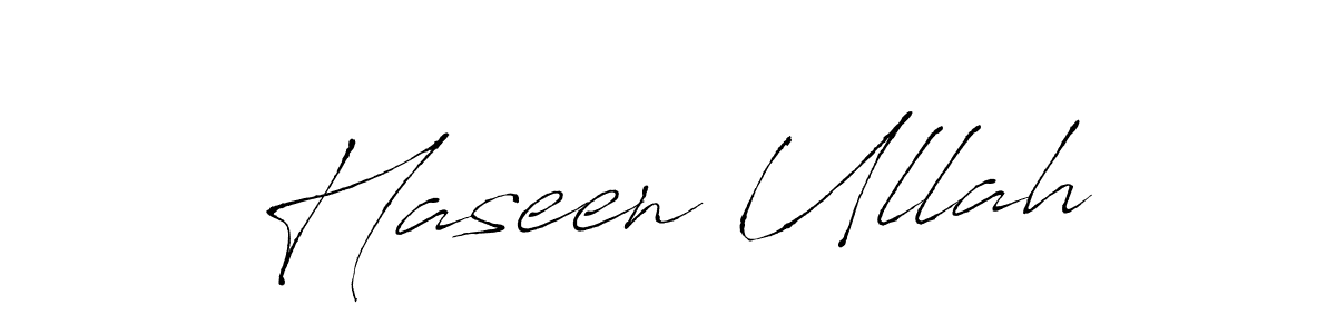 Use a signature maker to create a handwritten signature online. With this signature software, you can design (Antro_Vectra) your own signature for name Haseen Ullah. Haseen Ullah signature style 6 images and pictures png