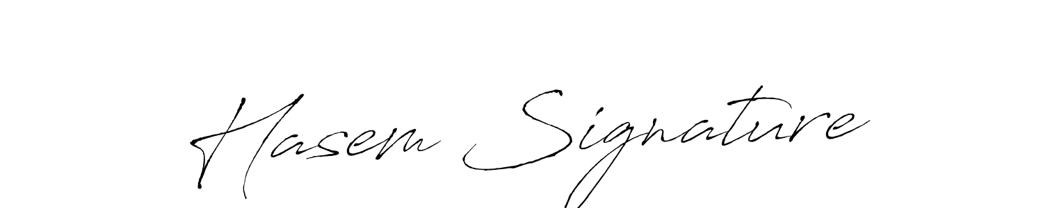 Design your own signature with our free online signature maker. With this signature software, you can create a handwritten (Antro_Vectra) signature for name Hasem Signature. Hasem Signature signature style 6 images and pictures png