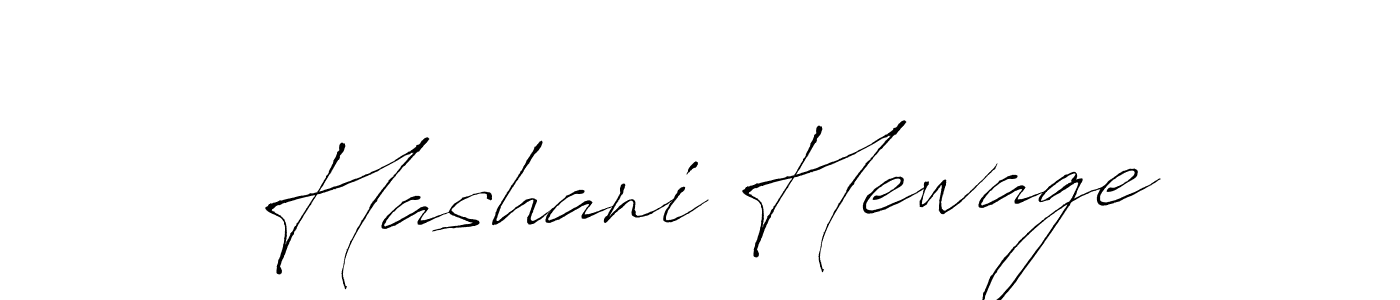 Make a beautiful signature design for name Hashani Hewage. With this signature (Antro_Vectra) style, you can create a handwritten signature for free. Hashani Hewage signature style 6 images and pictures png