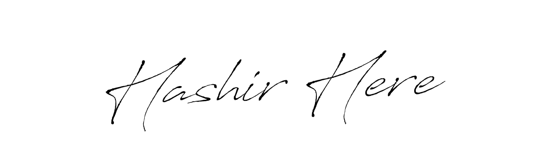 Design your own signature with our free online signature maker. With this signature software, you can create a handwritten (Antro_Vectra) signature for name Hashir Here. Hashir Here signature style 6 images and pictures png
