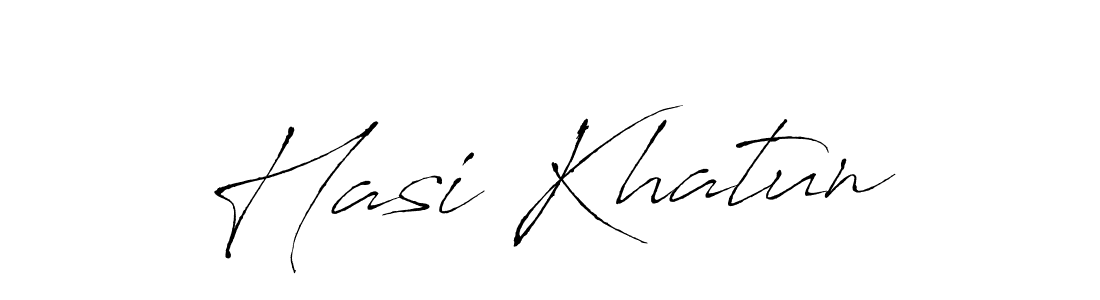 The best way (Antro_Vectra) to make a short signature is to pick only two or three words in your name. The name Hasi Khatun include a total of six letters. For converting this name. Hasi Khatun signature style 6 images and pictures png