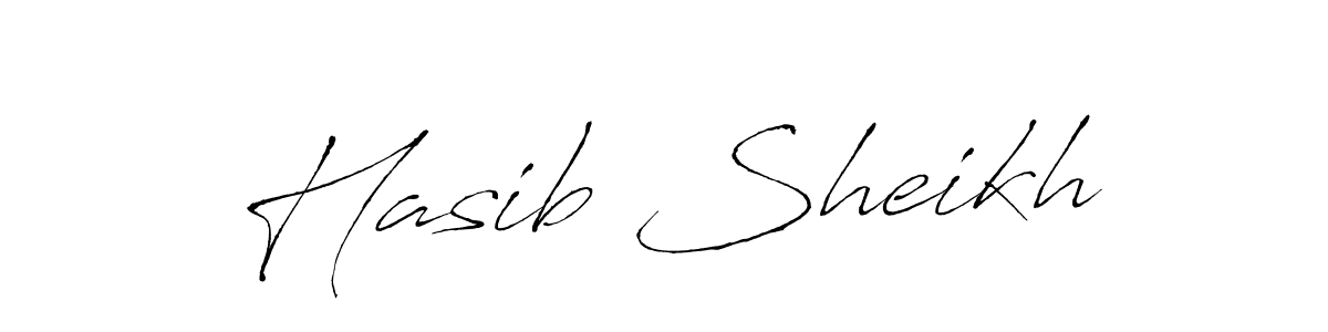 How to make Hasib Sheikh name signature. Use Antro_Vectra style for creating short signs online. This is the latest handwritten sign. Hasib Sheikh signature style 6 images and pictures png