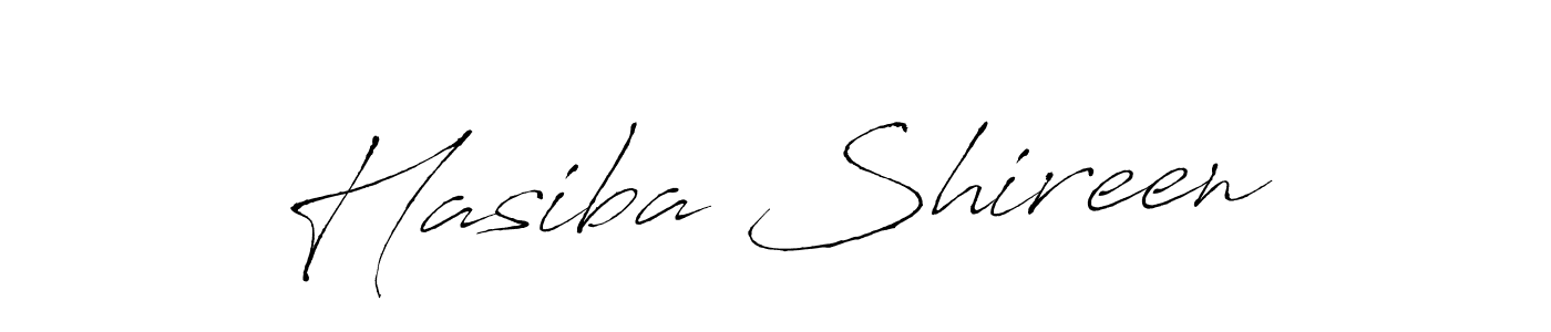 Design your own signature with our free online signature maker. With this signature software, you can create a handwritten (Antro_Vectra) signature for name Hasiba Shireen. Hasiba Shireen signature style 6 images and pictures png