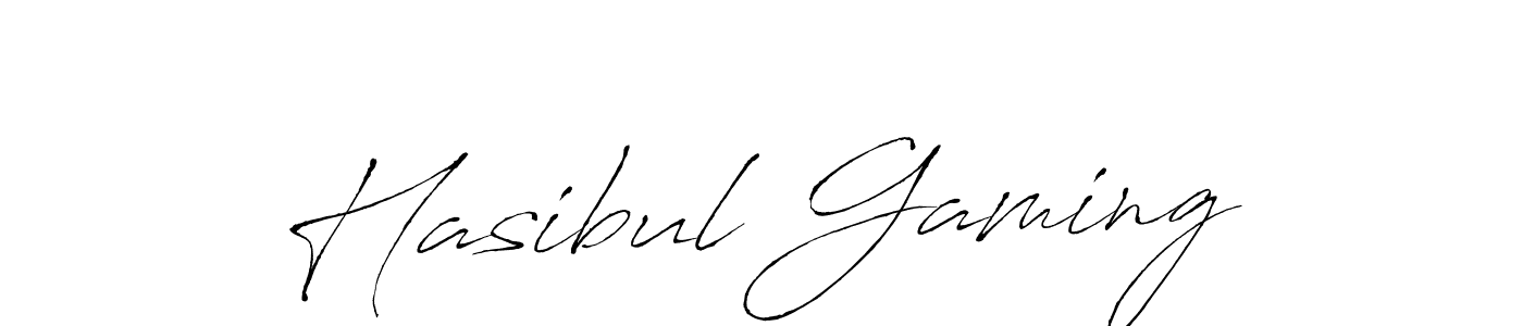 Design your own signature with our free online signature maker. With this signature software, you can create a handwritten (Antro_Vectra) signature for name Hasibul Gaming. Hasibul Gaming signature style 6 images and pictures png