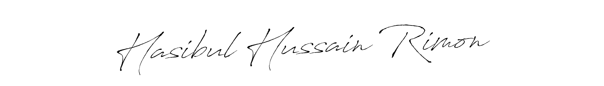 Also we have Hasibul Hussain Rimon name is the best signature style. Create professional handwritten signature collection using Antro_Vectra autograph style. Hasibul Hussain Rimon signature style 6 images and pictures png