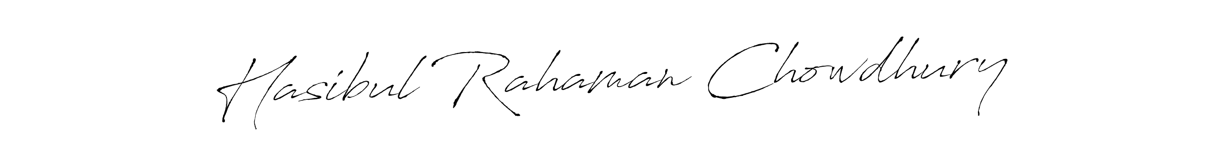 Hasibul Rahaman Chowdhury stylish signature style. Best Handwritten Sign (Antro_Vectra) for my name. Handwritten Signature Collection Ideas for my name Hasibul Rahaman Chowdhury. Hasibul Rahaman Chowdhury signature style 6 images and pictures png