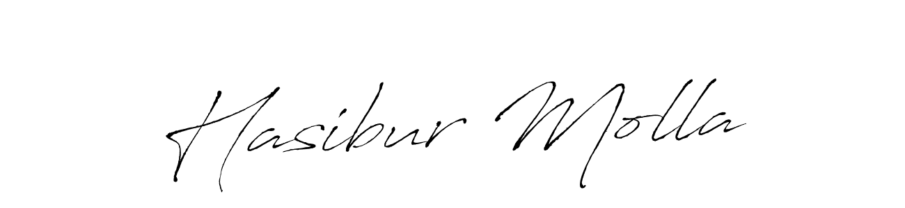 Hasibur Molla stylish signature style. Best Handwritten Sign (Antro_Vectra) for my name. Handwritten Signature Collection Ideas for my name Hasibur Molla. Hasibur Molla signature style 6 images and pictures png