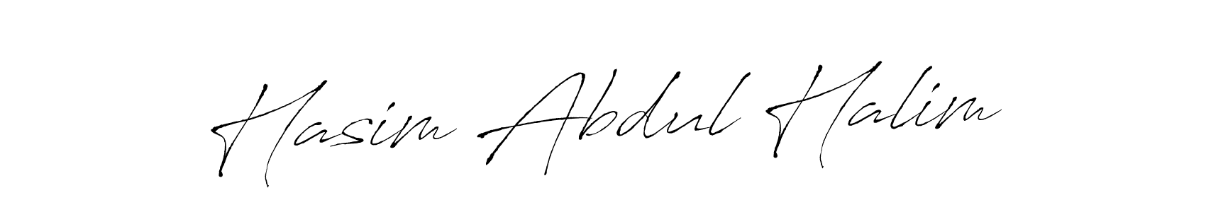 Hasim Abdul Halim stylish signature style. Best Handwritten Sign (Antro_Vectra) for my name. Handwritten Signature Collection Ideas for my name Hasim Abdul Halim. Hasim Abdul Halim signature style 6 images and pictures png