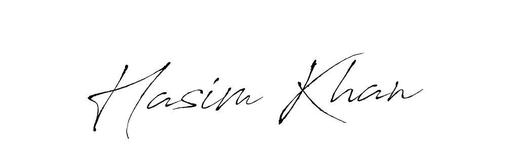 Hasim Khan stylish signature style. Best Handwritten Sign (Antro_Vectra) for my name. Handwritten Signature Collection Ideas for my name Hasim Khan. Hasim Khan signature style 6 images and pictures png