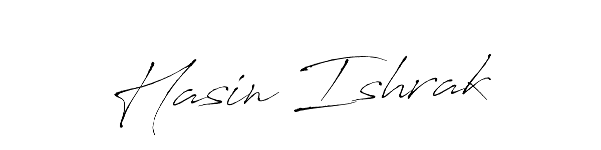 How to make Hasin Ishrak name signature. Use Antro_Vectra style for creating short signs online. This is the latest handwritten sign. Hasin Ishrak signature style 6 images and pictures png