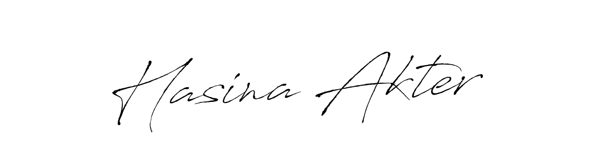 Antro_Vectra is a professional signature style that is perfect for those who want to add a touch of class to their signature. It is also a great choice for those who want to make their signature more unique. Get Hasina Akter name to fancy signature for free. Hasina Akter signature style 6 images and pictures png