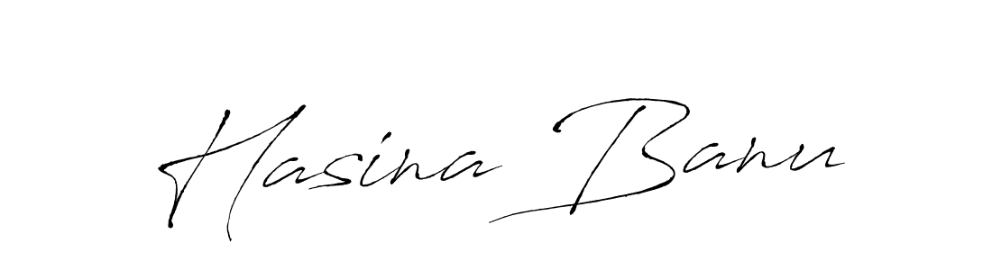 Create a beautiful signature design for name Hasina Banu. With this signature (Antro_Vectra) fonts, you can make a handwritten signature for free. Hasina Banu signature style 6 images and pictures png