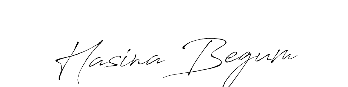 Hasina Begum stylish signature style. Best Handwritten Sign (Antro_Vectra) for my name. Handwritten Signature Collection Ideas for my name Hasina Begum. Hasina Begum signature style 6 images and pictures png