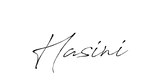 Make a beautiful signature design for name Hasini. With this signature (Antro_Vectra) style, you can create a handwritten signature for free. Hasini signature style 6 images and pictures png