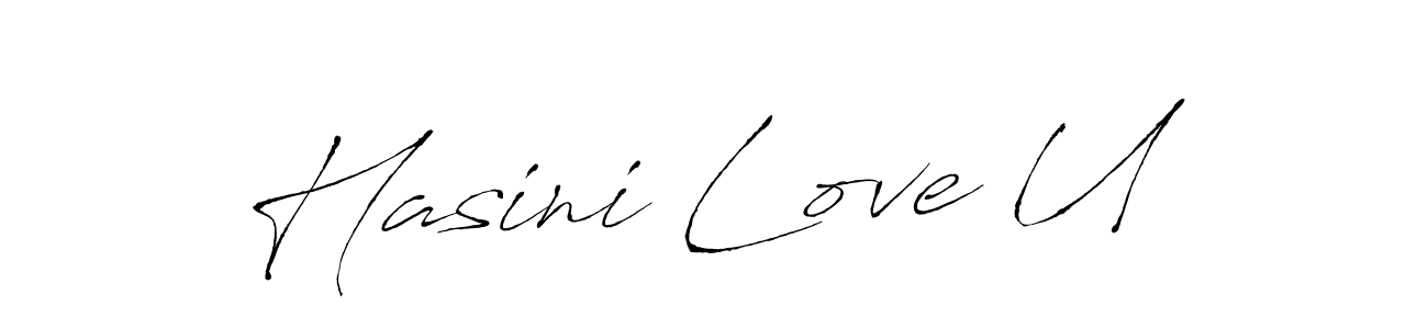 Antro_Vectra is a professional signature style that is perfect for those who want to add a touch of class to their signature. It is also a great choice for those who want to make their signature more unique. Get Hasini Love U name to fancy signature for free. Hasini Love U signature style 6 images and pictures png