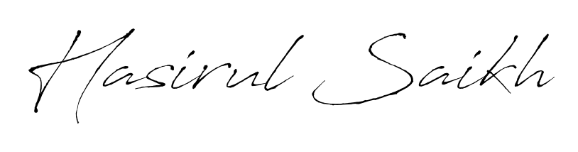 Quickly download Hasirul Saikh name signature in high-resolution PNG using Antro_Vectra style. Ready to insert into PDFs and online applications. Hasirul Saikh signature style 6 images and pictures png