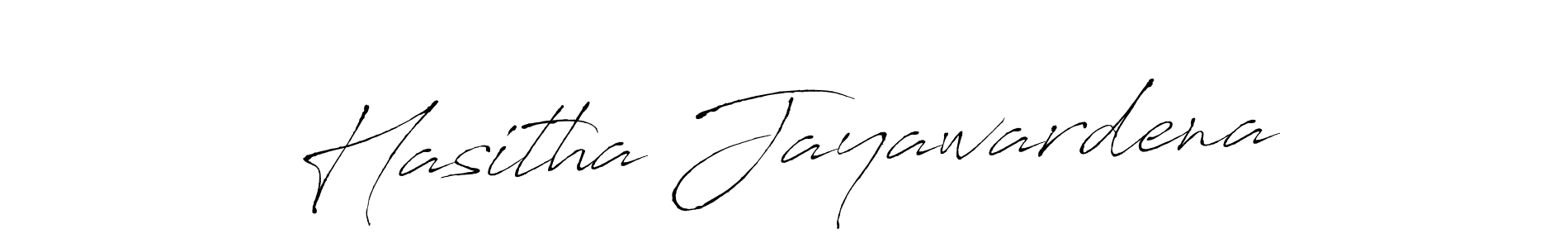 Make a beautiful signature design for name Hasitha Jayawardena. With this signature (Antro_Vectra) style, you can create a handwritten signature for free. Hasitha Jayawardena signature style 6 images and pictures png