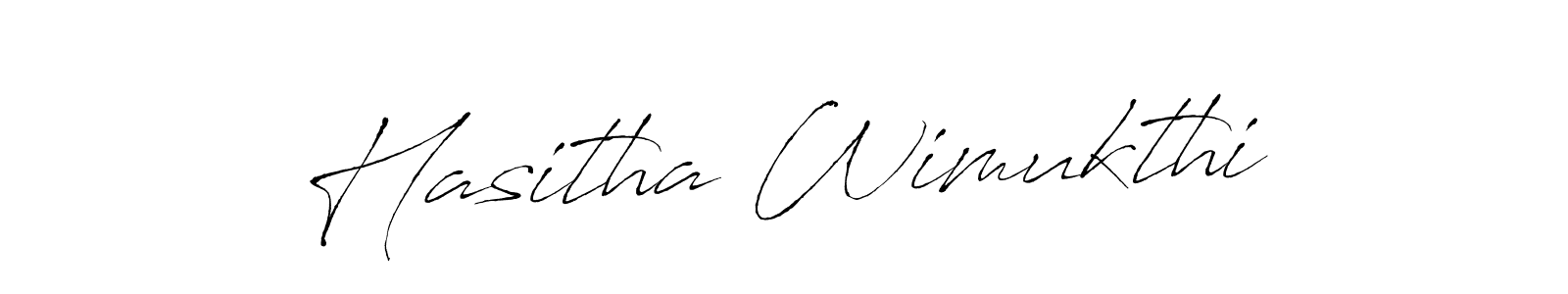 Design your own signature with our free online signature maker. With this signature software, you can create a handwritten (Antro_Vectra) signature for name Hasitha Wimukthi. Hasitha Wimukthi signature style 6 images and pictures png