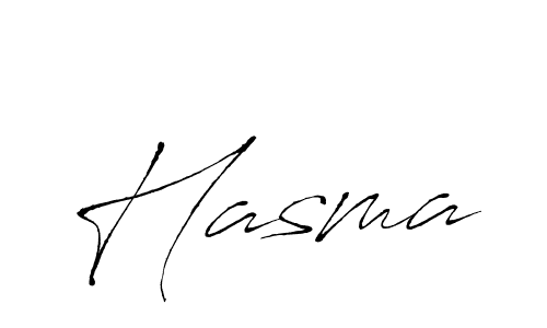 Make a beautiful signature design for name Hasma. With this signature (Antro_Vectra) style, you can create a handwritten signature for free. Hasma signature style 6 images and pictures png