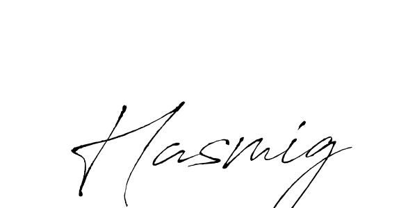 Create a beautiful signature design for name Hasmig. With this signature (Antro_Vectra) fonts, you can make a handwritten signature for free. Hasmig signature style 6 images and pictures png