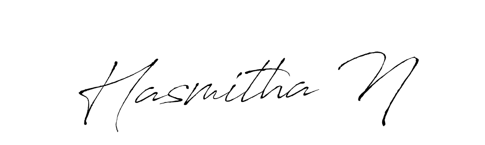 Also we have Hasmitha N name is the best signature style. Create professional handwritten signature collection using Antro_Vectra autograph style. Hasmitha N signature style 6 images and pictures png