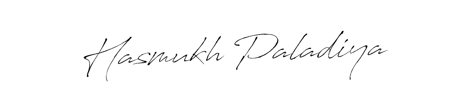 Hasmukh Paladiya stylish signature style. Best Handwritten Sign (Antro_Vectra) for my name. Handwritten Signature Collection Ideas for my name Hasmukh Paladiya. Hasmukh Paladiya signature style 6 images and pictures png