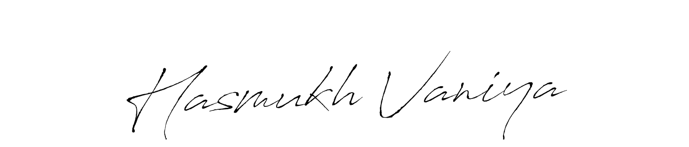 You should practise on your own different ways (Antro_Vectra) to write your name (Hasmukh Vaniya) in signature. don't let someone else do it for you. Hasmukh Vaniya signature style 6 images and pictures png