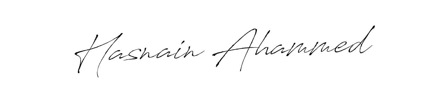 Similarly Antro_Vectra is the best handwritten signature design. Signature creator online .You can use it as an online autograph creator for name Hasnain Ahammed. Hasnain Ahammed signature style 6 images and pictures png