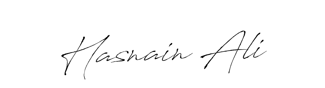 Use a signature maker to create a handwritten signature online. With this signature software, you can design (Antro_Vectra) your own signature for name Hasnain Ali. Hasnain Ali signature style 6 images and pictures png