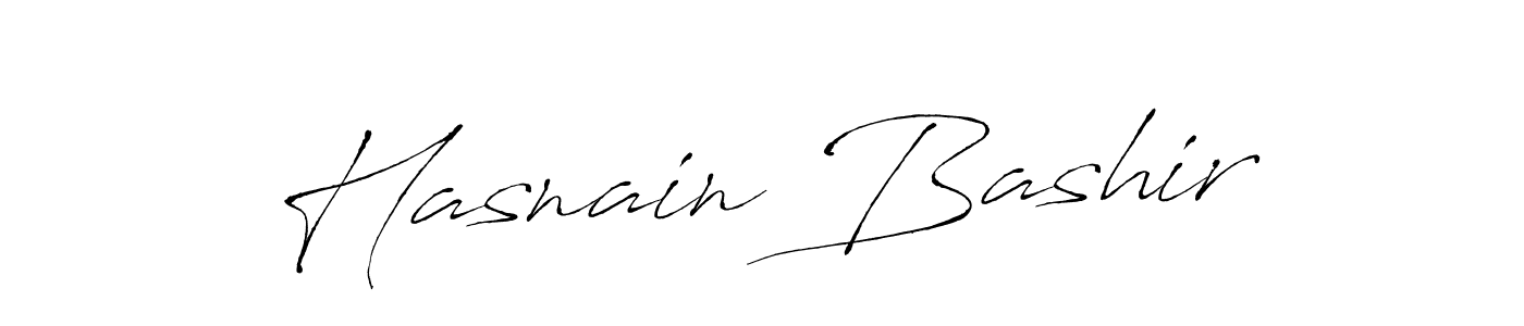 Design your own signature with our free online signature maker. With this signature software, you can create a handwritten (Antro_Vectra) signature for name Hasnain Bashir. Hasnain Bashir signature style 6 images and pictures png