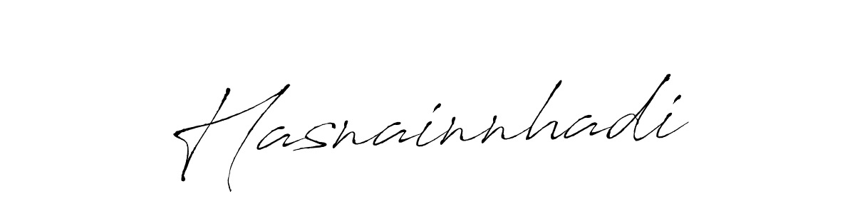 Use a signature maker to create a handwritten signature online. With this signature software, you can design (Antro_Vectra) your own signature for name Hasnainnhadi. Hasnainnhadi signature style 6 images and pictures png