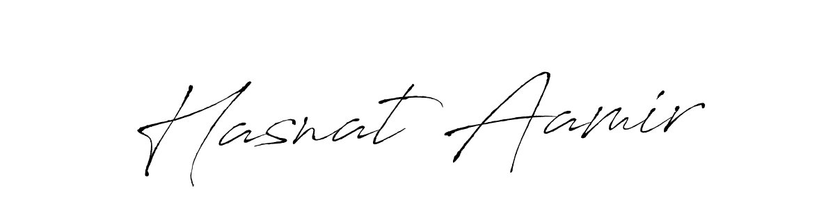 You should practise on your own different ways (Antro_Vectra) to write your name (Hasnat Aamir) in signature. don't let someone else do it for you. Hasnat Aamir signature style 6 images and pictures png