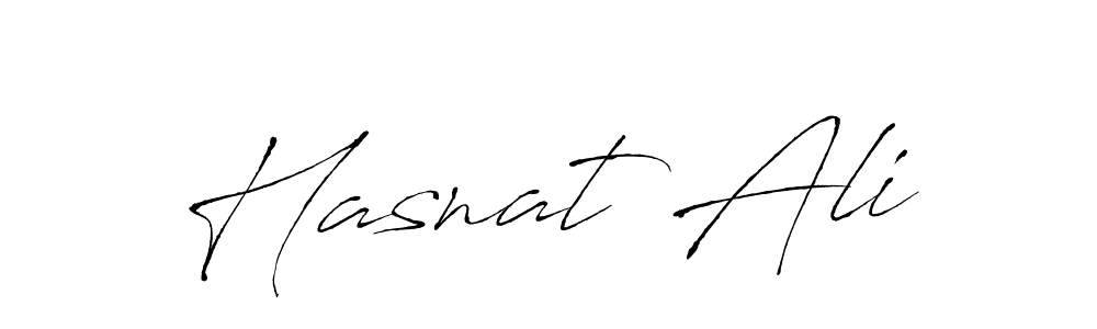 Hasnat Ali stylish signature style. Best Handwritten Sign (Antro_Vectra) for my name. Handwritten Signature Collection Ideas for my name Hasnat Ali. Hasnat Ali signature style 6 images and pictures png