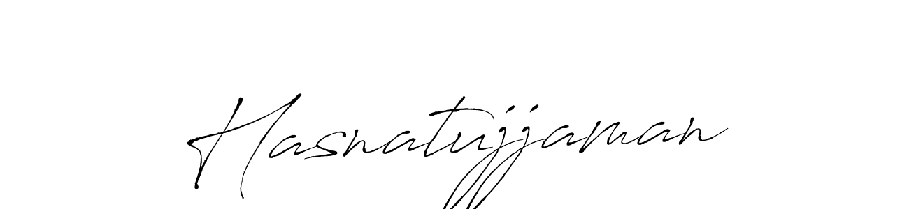 Create a beautiful signature design for name Hasnatujjaman. With this signature (Antro_Vectra) fonts, you can make a handwritten signature for free. Hasnatujjaman signature style 6 images and pictures png