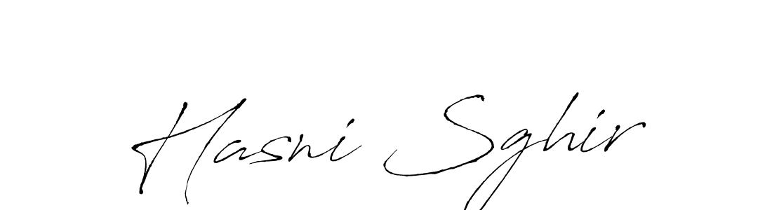 Hasni Sghir stylish signature style. Best Handwritten Sign (Antro_Vectra) for my name. Handwritten Signature Collection Ideas for my name Hasni Sghir. Hasni Sghir signature style 6 images and pictures png