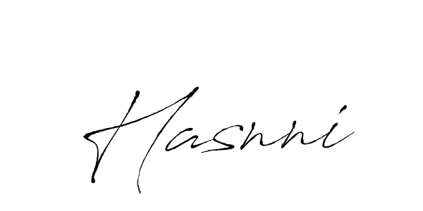 Design your own signature with our free online signature maker. With this signature software, you can create a handwritten (Antro_Vectra) signature for name Hasnni. Hasnni signature style 6 images and pictures png