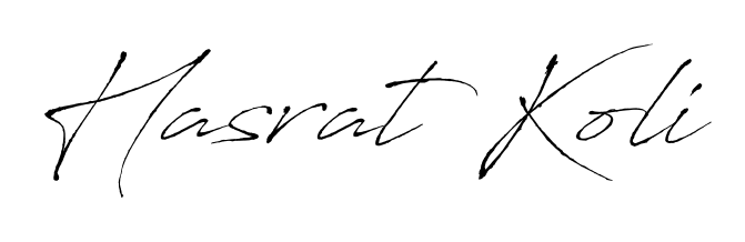 Make your name Hasrat Koli memorable on every contract using Antro_Vectra autograph style. Instant transparent background export available. Hasrat Koli signature style 6 images and pictures png