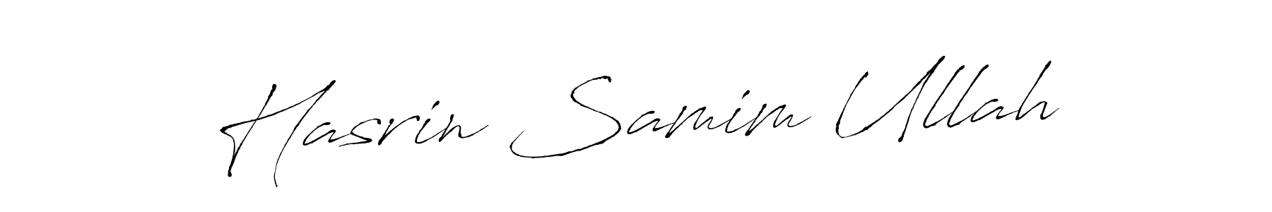 Make a short Hasrin Samim Ullah signature style. Manage your documents anywhere anytime using Antro_Vectra. Create and add eSignatures, submit forms, share and send files easily. Hasrin Samim Ullah signature style 6 images and pictures png