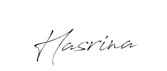 Design your own signature with our free online signature maker. With this signature software, you can create a handwritten (Antro_Vectra) signature for name Hasrina. Hasrina signature style 6 images and pictures png