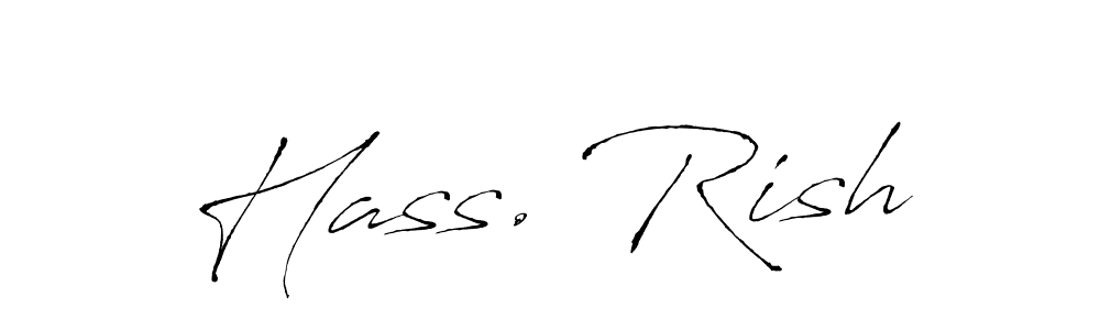 This is the best signature style for the Hass. Rish name. Also you like these signature font (Antro_Vectra). Mix name signature. Hass. Rish signature style 6 images and pictures png