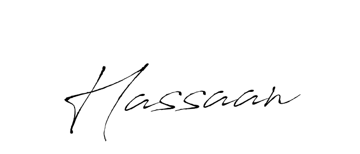 Design your own signature with our free online signature maker. With this signature software, you can create a handwritten (Antro_Vectra) signature for name Hassaan. Hassaan signature style 6 images and pictures png