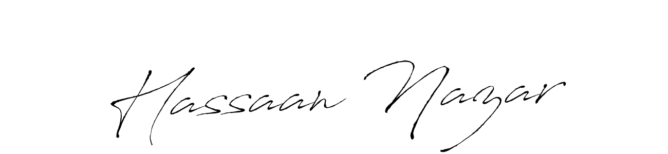 How to make Hassaan Nazar signature? Antro_Vectra is a professional autograph style. Create handwritten signature for Hassaan Nazar name. Hassaan Nazar signature style 6 images and pictures png