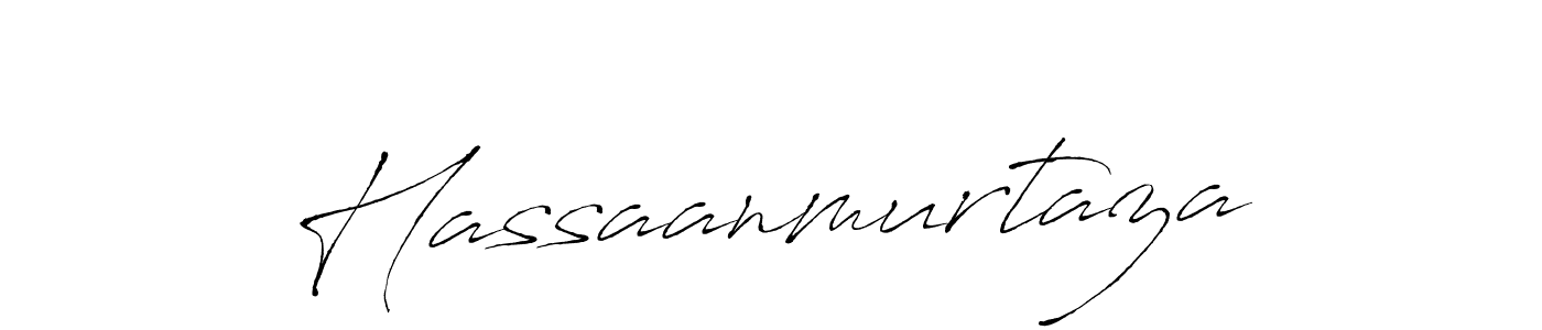 Design your own signature with our free online signature maker. With this signature software, you can create a handwritten (Antro_Vectra) signature for name Hassaanmurtaza. Hassaanmurtaza signature style 6 images and pictures png